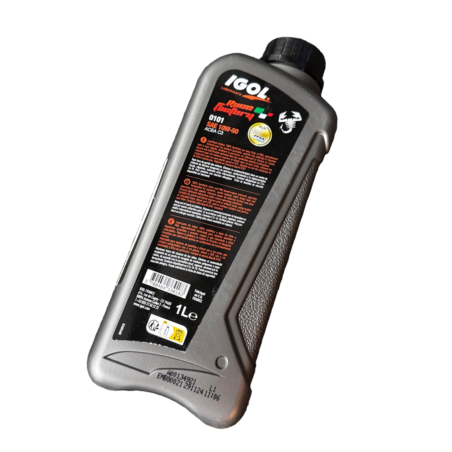 Abarth Selenia Engine Oil for Abarth 10W50 1L