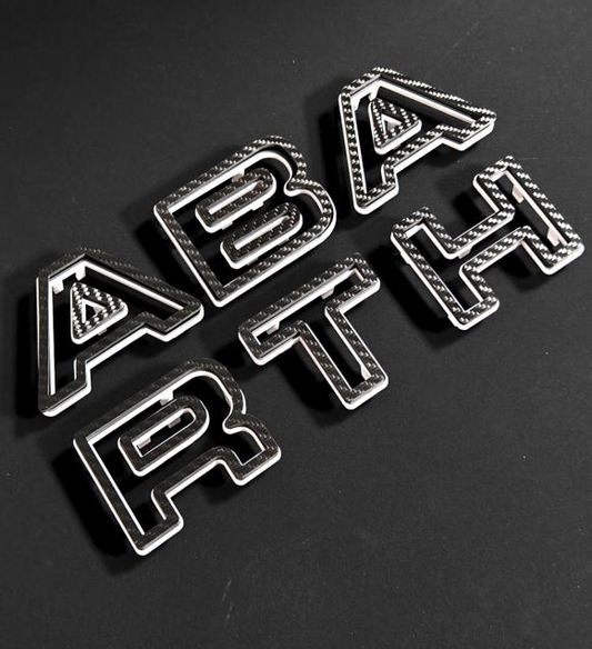 Abarth Front Bumper Lettering Logo