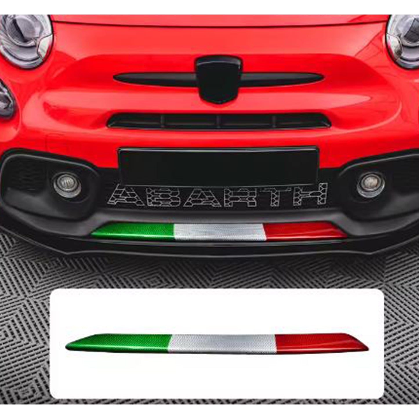 Carbon fiber front lip spoiler