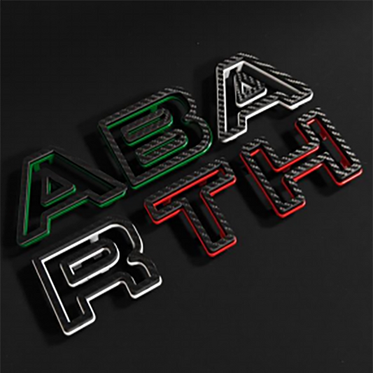 Abarth Front Bumper Lettering Logo (test）