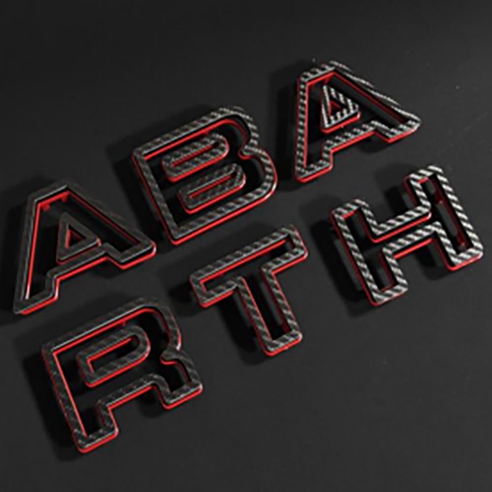 Abarth Front Bumper Lettering Logo (test）