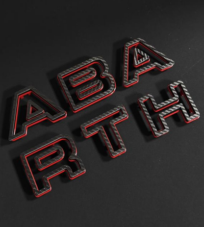 Abarth Front Bumper Lettering Logo