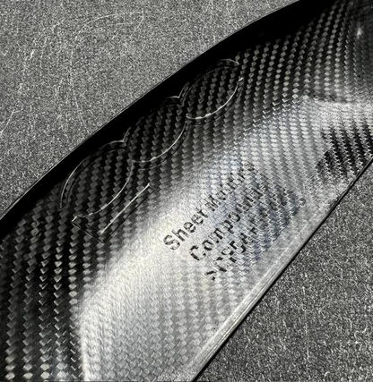 Fiat 500\Abart h Dry Carbon Fiber Boot Handle Cover