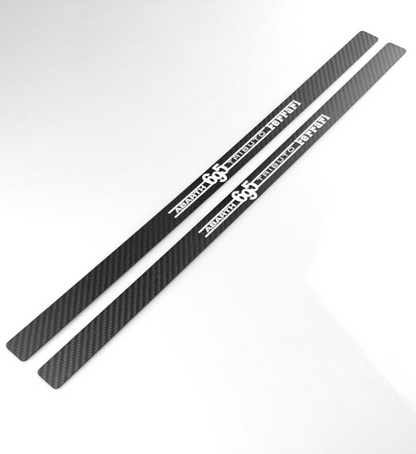 Abarth Carbon Fiber Door SilL Plate